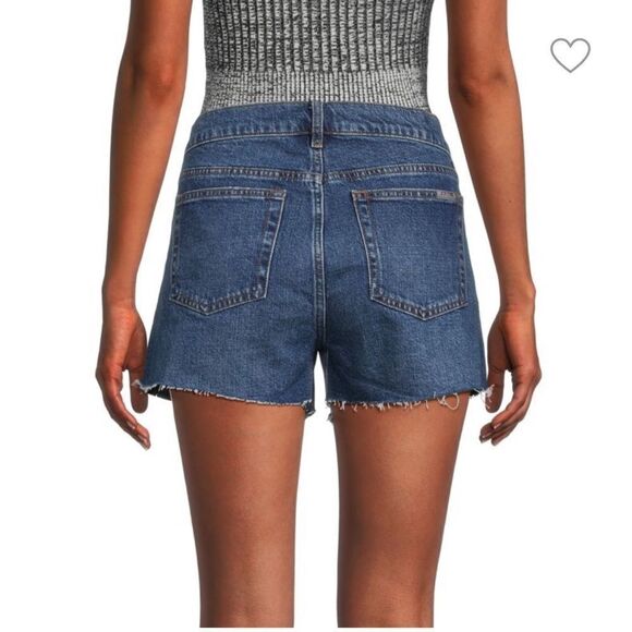 Joes Jeans Raw Hem‎ Dark Wash Cut Off Jean Shorts Dark Wash Size 30, NWT - Picture 2 of 11